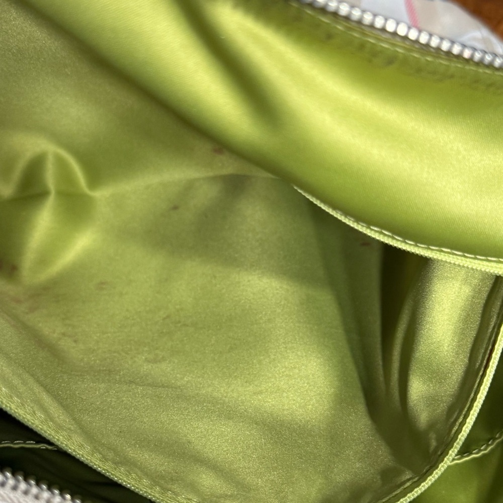 Coach Poppy GlamTote Tattersall Lurex Sequin Signature Metallic bag shoulder - Picture 9 of 10